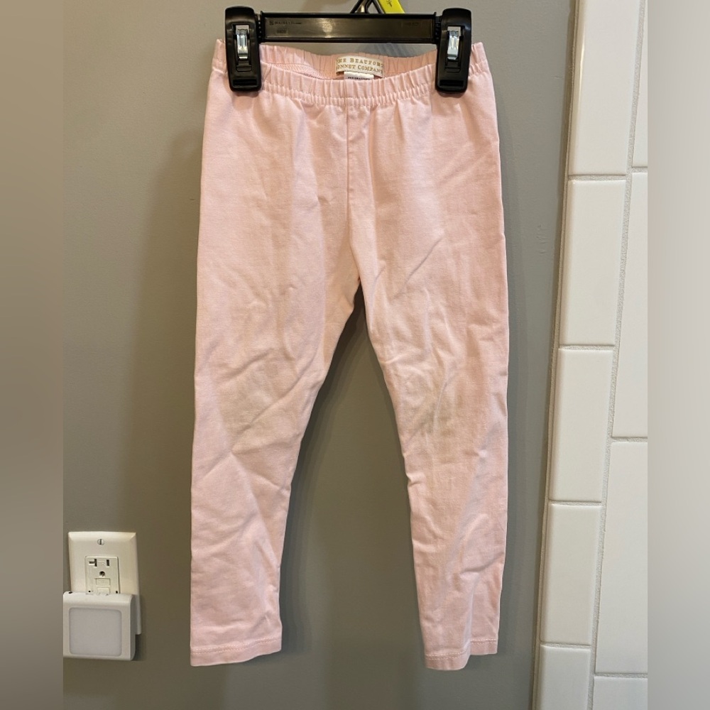 The Beaufort Bonnet Company Light Pink Leggings / Size 3T / EUC